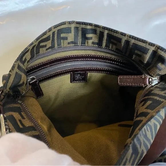 Fendi Buckle Strap Hobo Zucca Canvas Small - Picture 12 of 16